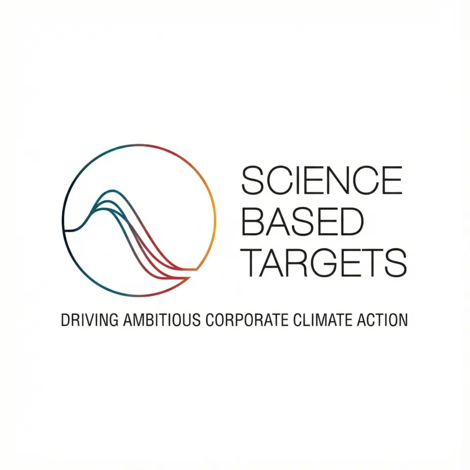 Logo der Science Based Targets initiative (SBTi) – natureOffice berät Unternehmen bei der CO2-Reduktion nach wissenschaftsbasierten Klimazielen.